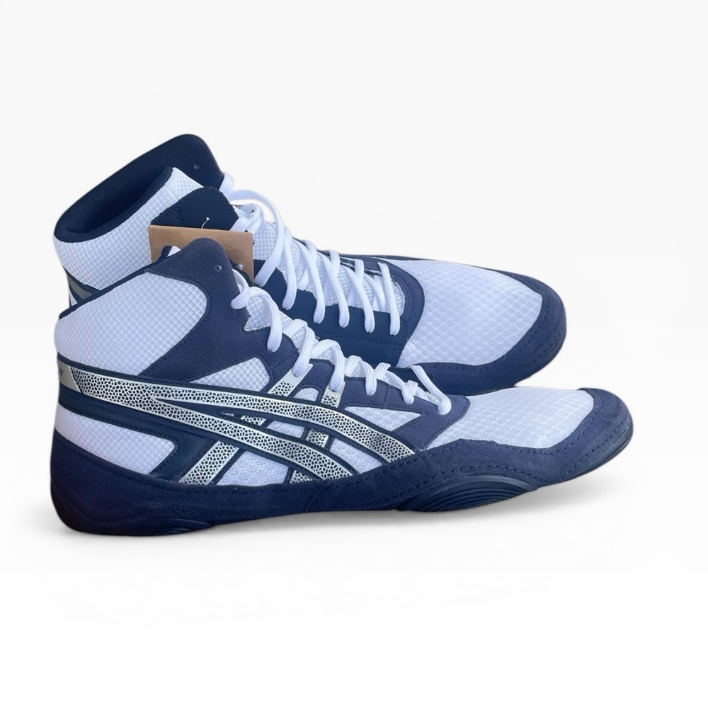 ASICS Snapdown 4 Men’s Wrestling Shoes, Midnight/Pure Silver, Size 14 WIDE,‎ NIB